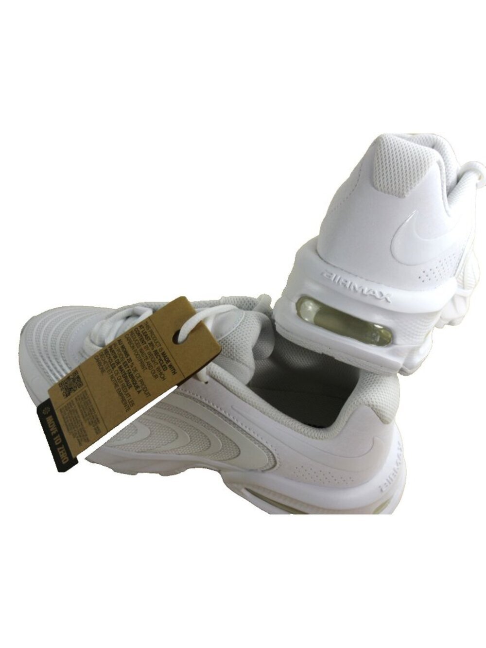Women's Nike Air Max Fire Running Training Shoes Double White Black Size 6.5 NIB - Picture 6 of 7